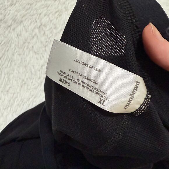 Men Patagonia Cool Weather Base Layer Tight in Black Size Extra Large - Picture 11 of 12